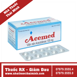 Thuốc Acemed 100mg - Giảm đau, kháng viêm (10 vỉ x 10 viên)