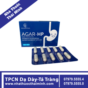 Viên Uống AGAR HP - Hỗ Trợ Viêm Loét Dạ Dày Tá Tràng Do Khuẩn HP