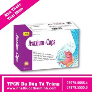 Avaxium CapS - Hỗ trợ giảm acid dịch vị, giúp bảo vệ niêm mạc dạ dày