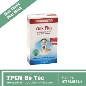 Zink Plus Bakanasan - Bổ da, tóc, móng