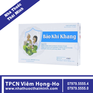 Viên uống Bảo Khí Khang IMC hỗ trợ giảm ho, khó thở