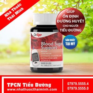 Blood Sugar Support dành cho người bị tiểu đường và đường huyết cao lọ 60 viên