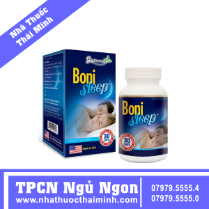 Viên uống Bonisleep Botania hỗ trợ ngủ ngon