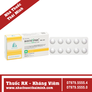 Thuốc Bostrypsin 4200mg - Hỗ trợ điều trị phù nề sau chấn thương