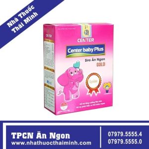 Siro Center Baby Plus Gold hỗ trợ bé ăn ngon, tăng cường hấp thu, tiêu hóa tốt