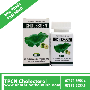 Viên uống Cholessen Decotra hỗ trợ giảm cholesterol máu