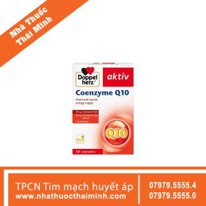 Viên Uống Bổ Tim Coenzyme Q10 Doppelherz Giúp Tăng Cường Sức Khỏe Tim Mạch (Hộp 30 Viên)