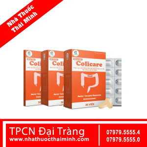 Viên đại tràng Colicare  hổ trợ giảm các triệu viêm đại tràng