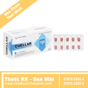 Thuốc Cuellar 150mg - đièu trị bệnh gan, mật (6 vỉ x 10 viên)