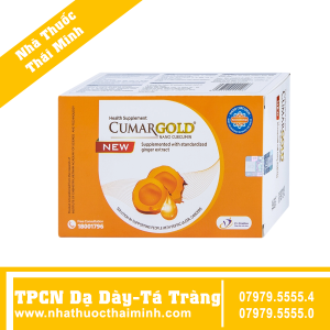 Viên uống Cumargold New Nano Curcumin CVI hỗ trợ điều trị bệnh lý dạ dày