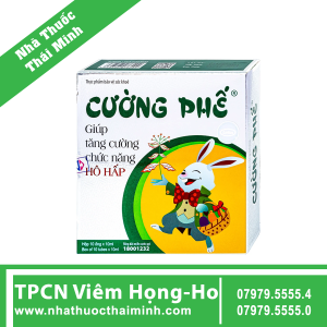 Siro Cường Phế Lotus giúp tăng cường chức năng hô hấp