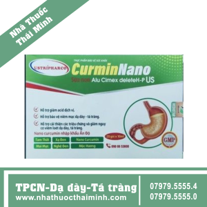 Hỗ trợ giảm acid dịch vị CurminNano Sữa Non Alu Cimex deleteH-P US hộp 20 gói x 10ml