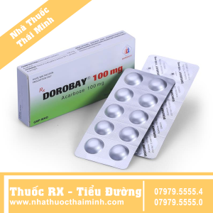 Thuốc Dorobay 100mg - điều trị đái tháo đường type 2 (3 vỉ x 10 viên)