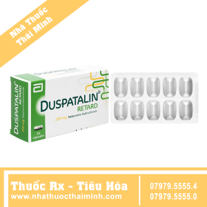 Thuốc Duspatalin Retard 200mg - trị đau do rối loạn chức năng tiêu hóa (3 vỉ x 10 viên)