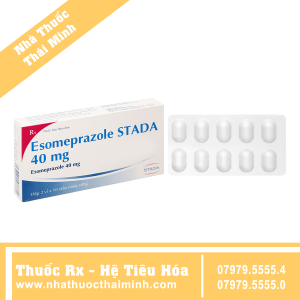 Thuốc Esomeprazole 40mg Stada - Điều trị viêm loét dạ dày, tá tràng (2 vỉ x 10 viên)