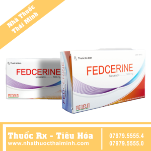 Thuốc Fedcerine 500Mg - Điều Trị Viêm Loét Đại Tràng (3 Vỉ X 10 Viên)