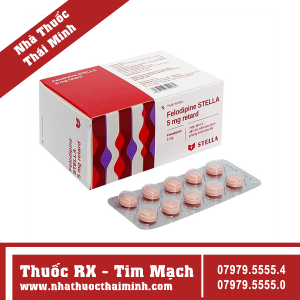 Thuốc Felodipine 5mg - điều trị tăng huyết áp (10 vỉ x 10 viên)