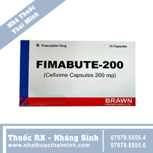 Thuốc Fimabute 200mg - Điều trị nhiễm khuẩn (1 vỉ x 10 viên)