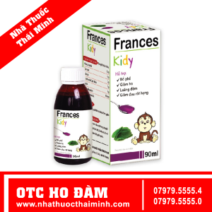 Siro hỗ trợ giảm ho, bổ phế Frances Kidy hộp 1 chai 90ml