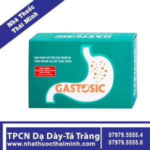 Viên uống Gastosic CVI Pharma hỗ trợ giảm trào ngược dạ dày