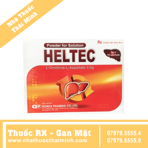 Thuốc Heltec 3g - điều trị giảm chức năng giải độc của gan (10 gói x 5g)