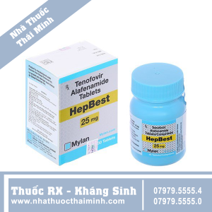 Thuốc Hepbest 25mg - điều trị nhiễm virus viêm gan B mạn tính