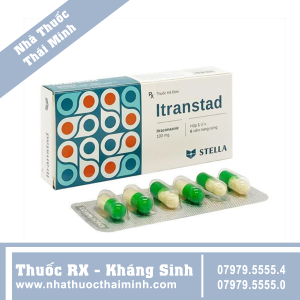 Thuốc Itranstad 100mg Stella - điều trị nấm candida (6 viên)