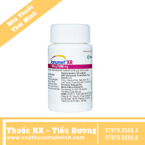 Thuốc Janumet XR 50mg/1000mg - điều trị tiểu đường type 2 (14 viên)