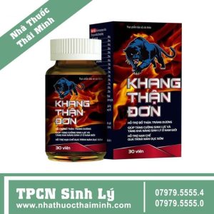 Khang Thận Đơn, hỗ trợ bổ thận, tráng dương, giúp tăng cường sinh lực