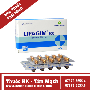 Thuốc Lipagim 200 - điều trị bệnh tim mạch (3 vỉ x 10 viên)