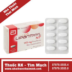 Thuốc Lipanthyl NT 145mg - điều trị tăng cholesterol máu (3 vỉ x 10 viên)