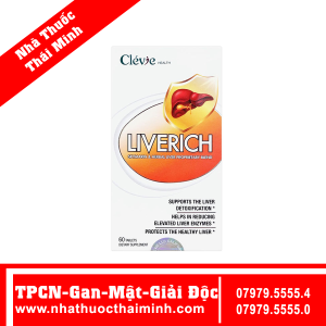 VIÊN UỐNG BỔ GAN GIẢI ĐỘC LIVERICH CLEVIE