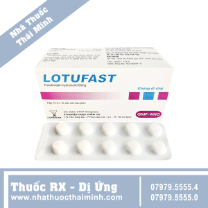 Thuốc Kháng Histamin Lotufast - Fexofenadin Hcl 60mg