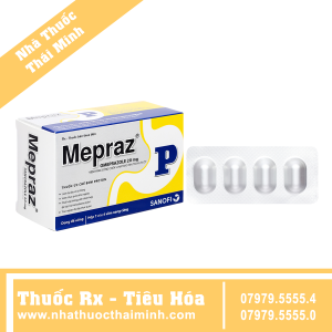 Thuốc Mepraz 20mg - điều trị ngắn hạn loét tá tràng tiến triển