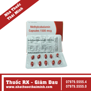 Thuốc Methylcobalamin Capsules 1500mcg - Điều trị thần kinh ngoại biên (3 vỉ x 10 viên)