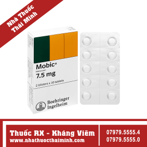 Thuốc Mobic 7.5mg - Điều trị viêm xương khớp (2 vỉ x 10 viên)