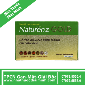 NATURENZ GOLD HỖ TRỢ GIẢM CÁC TRIỆU CHỨNG VIÊM GAN