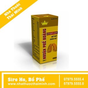 Siro Nhuận Phế Hoàng Kingphar giúp bổ phế, giảm ho, giảm đau rát họng (125ml)