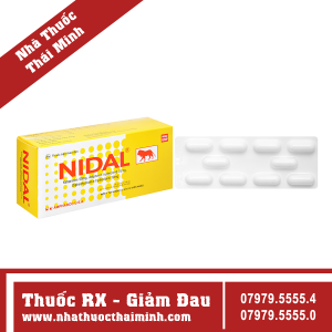 Thuốc Nidal - Giảm đau khi co thắt cơ trơn (3 vỉ x 10 viên)