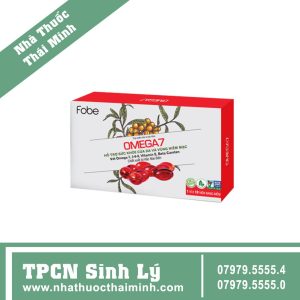 Fobe Omega7, hỗ trợ giảm nhăn da và tăng cường độ ẩm cho da