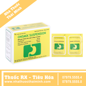 Thuốc Onsmix Suspension Huons điều trị trào ngược dạ dày (20 gói x 10ml)