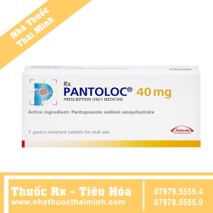 Thuốc Pantoloc 40mg - điều trị viêm thực quản (1 vỉ x 7 viên)