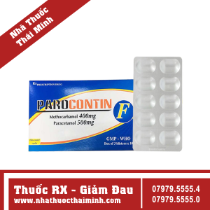 Thuốc Parocontin - giảm đau xương khớp (3 vỉ x 10 viên)