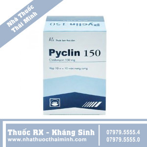 Thuốc Pyclin-150mg - điều trị các nhiễm khuẩn nặng (100 viên)