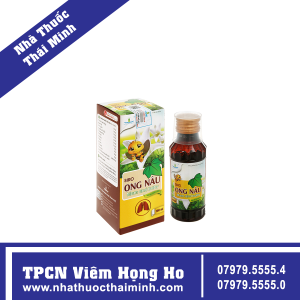 Siro Ong Nâu hỗ trợ giảm ho, bổ phổi chai 100ml