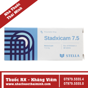 Thuốc Stadxicam 7.5mg - Điều trị viêm khớp dạng thấp (5 vỉ x 10 viên)