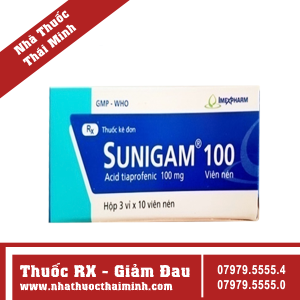 Thuốc Sunigam 100mg - điều trị viêm xương khớp (3 vỉ x 10 viên)