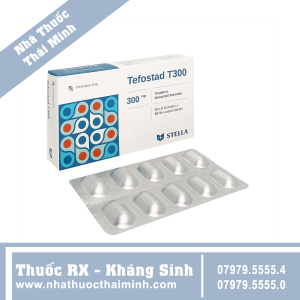 Thuốc Tefostad T300 Stella phòng và điều trị nhiễm HIV-1 (3 vỉ x 10 viên)