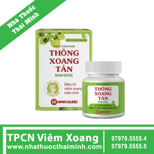 Thuốc Thông Xoang Tán Nam Dược hỗ trợ điều trị viêm xoang