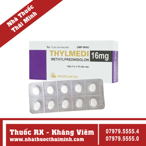 Thuốc Thylmedi 16mg - Điều trị viêm khớp dạng thấp (3 vỉ x 10 viên)